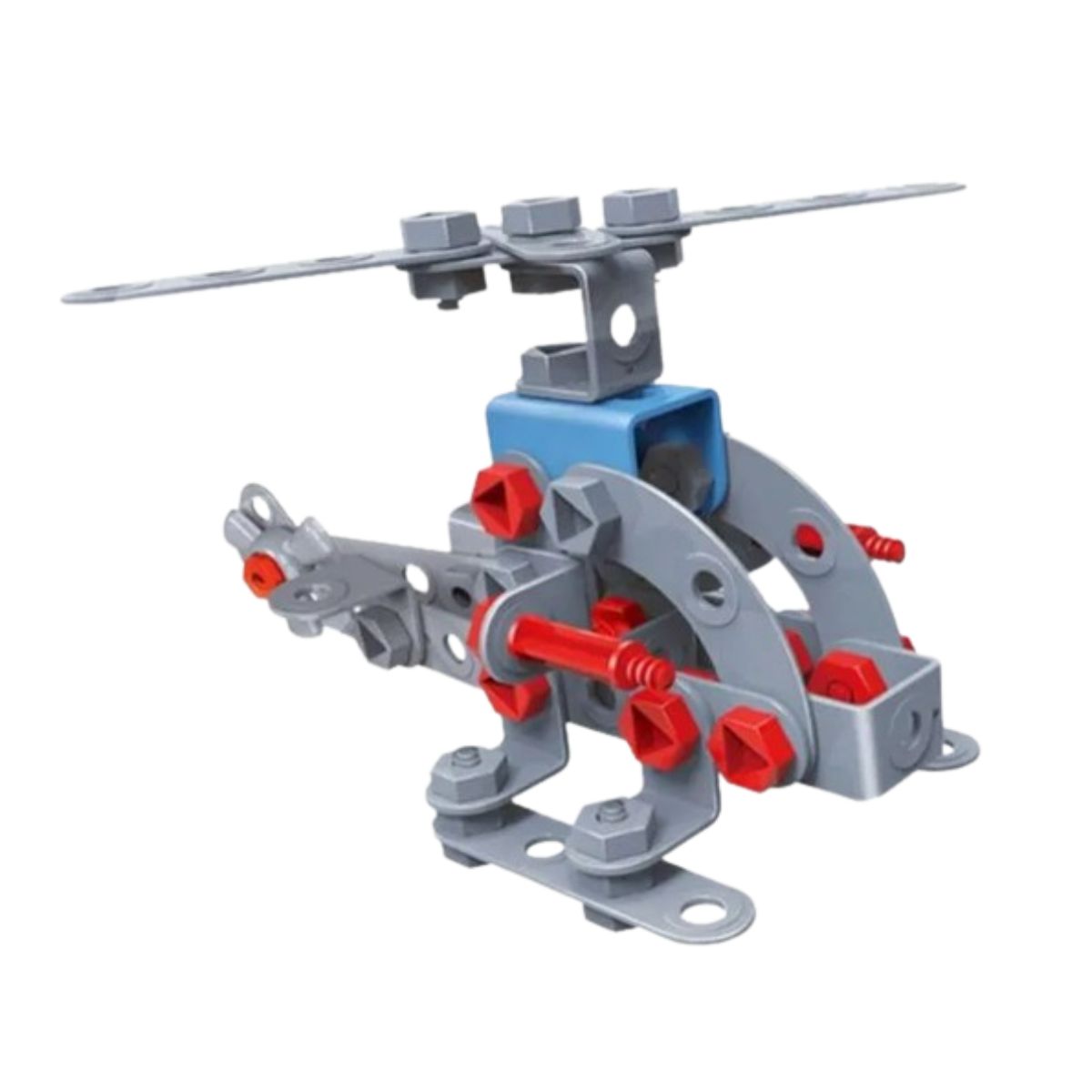 Blocos De Montar 2 Em 1 Helicóptero Diy Models - Steam Toy Blocos De Montar 2 Em 1 Helicóptero Diy Models - Steam Toy